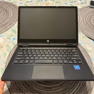 Ematic 11.6" Laptop, Touchscreen, 2-in-1 Windows 10, Intel Atom EWT118CB NS 64GB